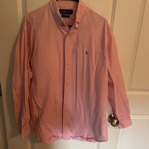 Ralph Lauren, pink long sleeve dress shirt